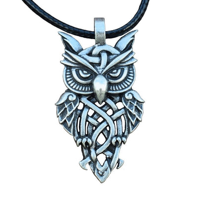 Celtic Owl Necklace - Pendant Size:25mm * 45mm