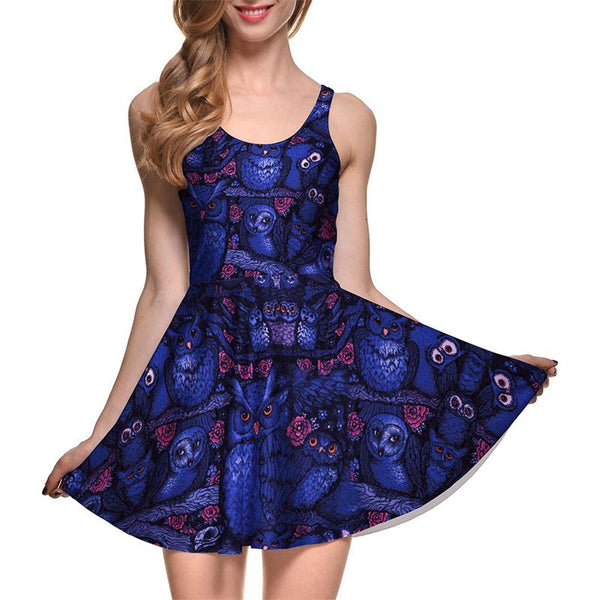 maxi evening dress Christabel Tiered Maxi Dress - Blue Floral