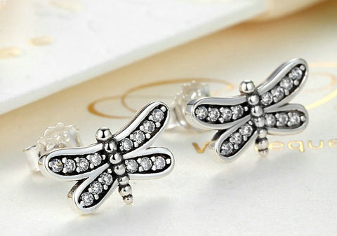 Petite Dragonfly Earrings