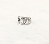 Titanium Stainless Steel Dragonfly Ring