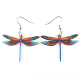 Amazing Long Dragonfly Earrings