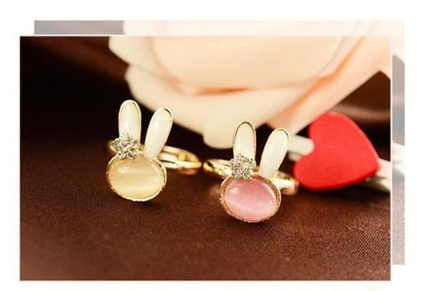 HOT TREND | Crystal Rabbit Ring -  Adjustable