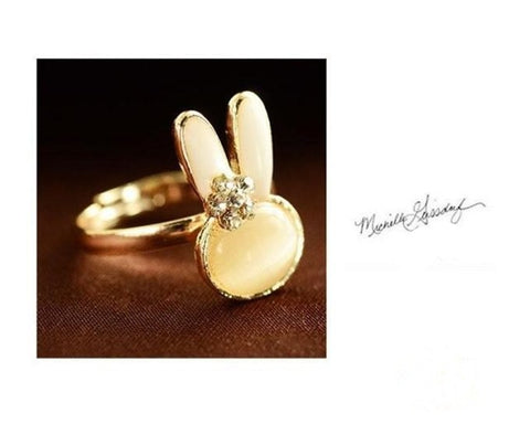 HOT TREND | Crystal Rabbit Ring -  Adjustable