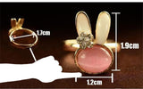HOT TREND | Crystal Rabbit Ring -  Adjustable