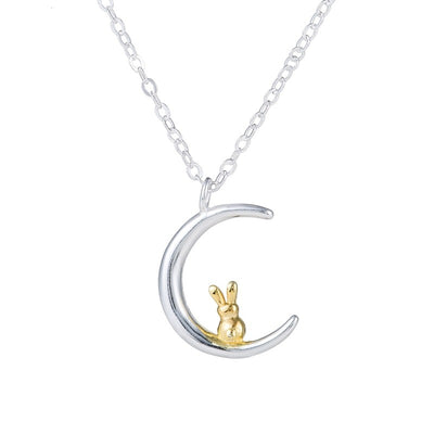 Moon & Rabbit Necklace | BestSeller