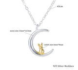 Moon & Rabbit Necklace | BestSeller