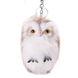 15CM Keyring Fluffy Plush Owl