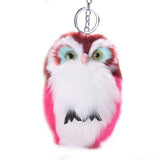 15CM Keyring Fluffy Plush Owl