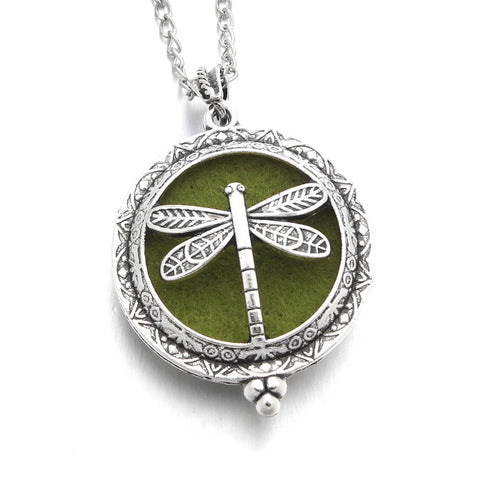 Aromatherapy Necklace with Owl | Pendant Size:3.5cm*3.5cm