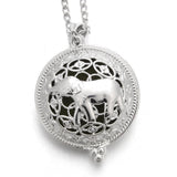 Aromatherapy Necklace with Owl | Pendant Size:3.5cm*3.5cm