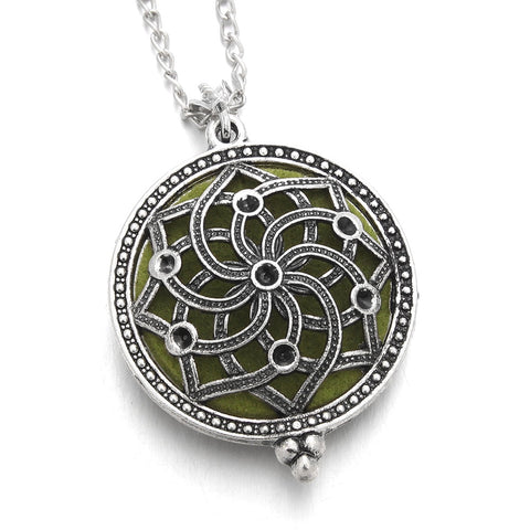Aromatherapy Necklace with Owl | Pendant Size:3.5cm*3.5cm