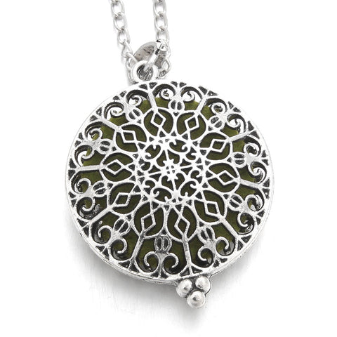 Aromatherapy Necklace with Owl | Pendant Size:3.5cm*3.5cm