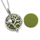 Aromatherapy Necklace with Owl | Pendant Size:3.5cm*3.5cm