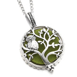 Aromatherapy Necklace with Owl | Pendant Size:3.5cm*3.5cm