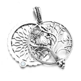 Aromatherapy Necklace with Owl | Pendant Size:3.5cm*3.5cm