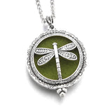 Aromatherapy Necklace with Dragonfly