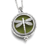 Aromatherapy Necklace with Dragonfly