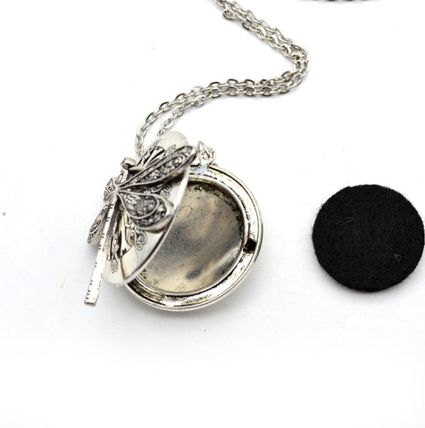 Antique Dragonfly Aromatherapy Diffuser - Pendant