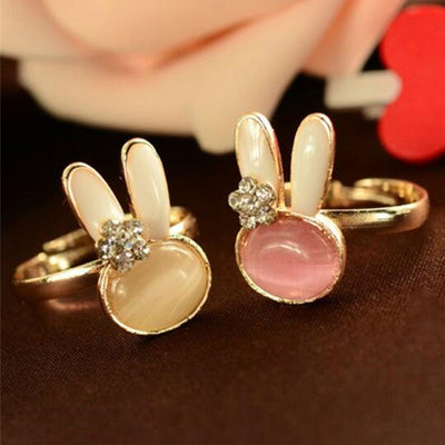 HOT TREND | Crystal Rabbit Ring -  Adjustable