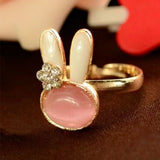 HOT TREND | Crystal Rabbit Ring -  Adjustable