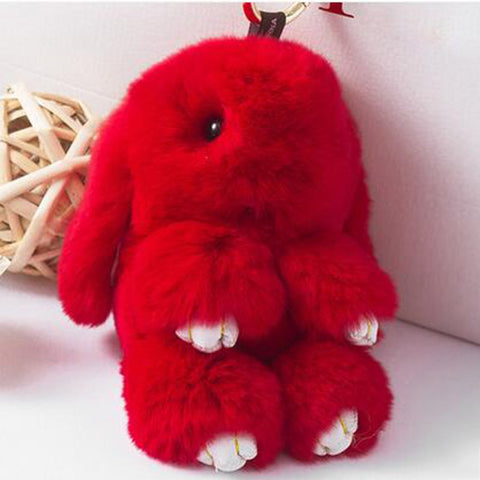 Bunny Wonderland - SAY NO TO FUR! These fluffy keychains have