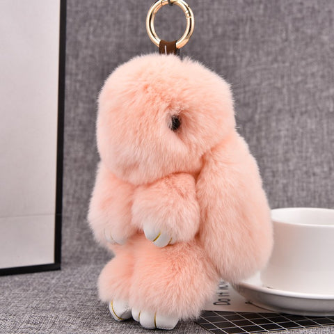 The Fabulous Planner Fluffy Bunny Keychain