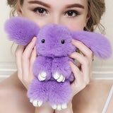Fur Rabbit Bunny Keychain | Top Trend 2018