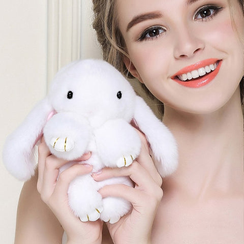 Fur Rabbit Bunny Keychain | Top Trend 2018