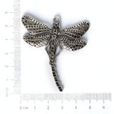 Antique Silver Dragonfly Charms