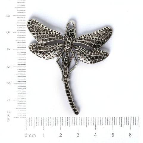 Antique Silver Dragonfly Charms