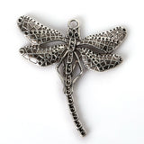 Antique Silver Dragonfly Charms