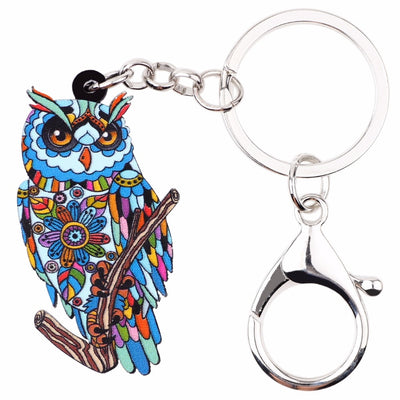 Acrylic Owl Key Chain
