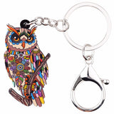 Acrylic Owl Key Chain