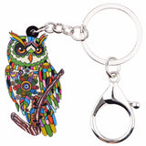 Acrylic Owl Key Chain