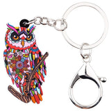 Acrylic Owl Key Chain