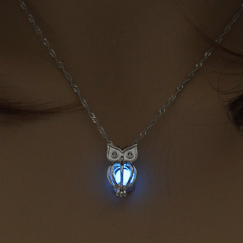 Glowing Owl Pendant | Pendant Size:2.1*1.1CM
