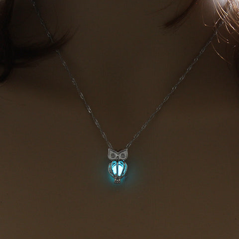 Glowing Owl Pendant | Pendant Size:2.1*1.1CM