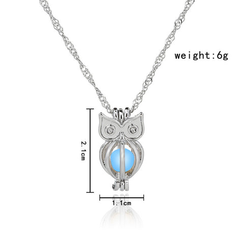 Glowing Owl Pendant | Pendant Size:2.1*1.1CM