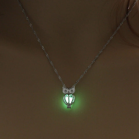 Glowing Owl Pendant | Pendant Size:2.1*1.1CM