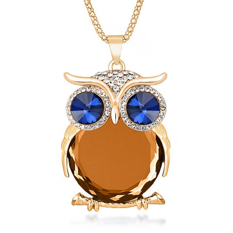 Classic Owl Necklace | Pendant Size:6.0cm*5.5cm