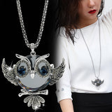 Classic Owl Necklace | Pendant Size:6.0cm*5.5cm