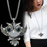 Classic Owl Necklace | Pendant Size:6.0cm*5.5cm