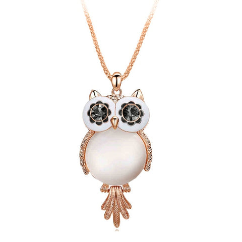 Classic Owl Necklace | Pendant Size:6.0cm*5.5cm
