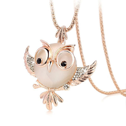 Classic Owl Necklace | Pendant Size:6.0cm*5.5cm