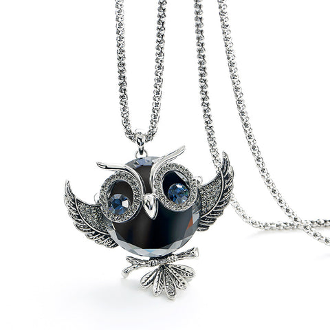 Classic Owl Necklace | Pendant Size:6.0cm*5.5cm
