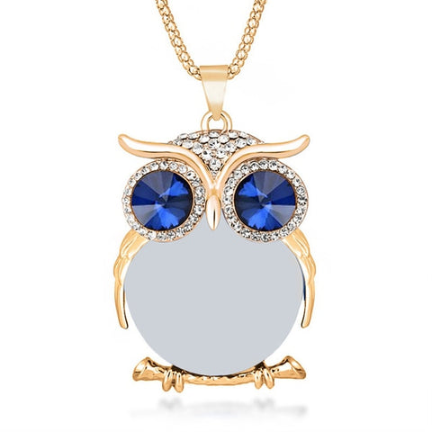 Classic Owl Necklace | Pendant Size:6.0cm*5.5cm