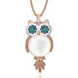 Classic Owl Necklace | Pendant Size:6.0cm*5.5cm