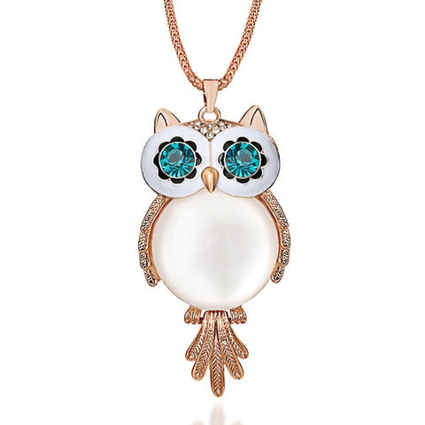 Classic Owl Necklace | Pendant Size:6.0cm*5.5cm