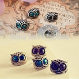 Retro Big Eyes Owl Earrings