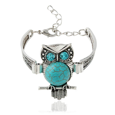 Popular Adjustable Owl Shaped Chain Bracelet - 17cm length